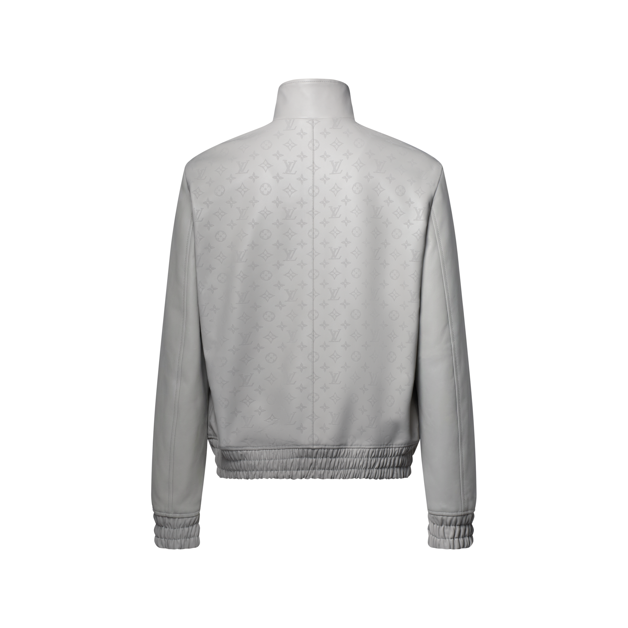 ルイヴィトン Perforated Monogram Leather Track Top - Men - Ready-to-Wear